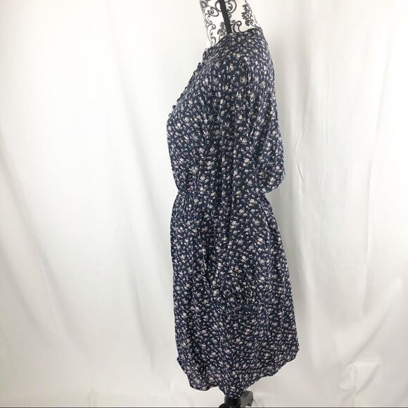 Joie Galani Balloon Sleeve Floral Midi Dress - Picture 9 of 10